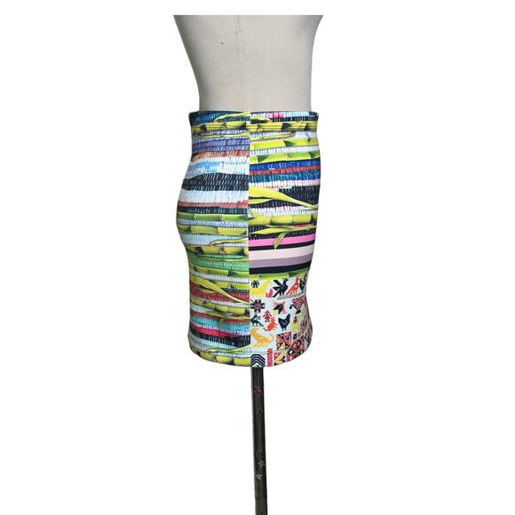 CLOVER CANYON Surf Shack neoprene mini pencil skirt size XS - Picture 15 of 15